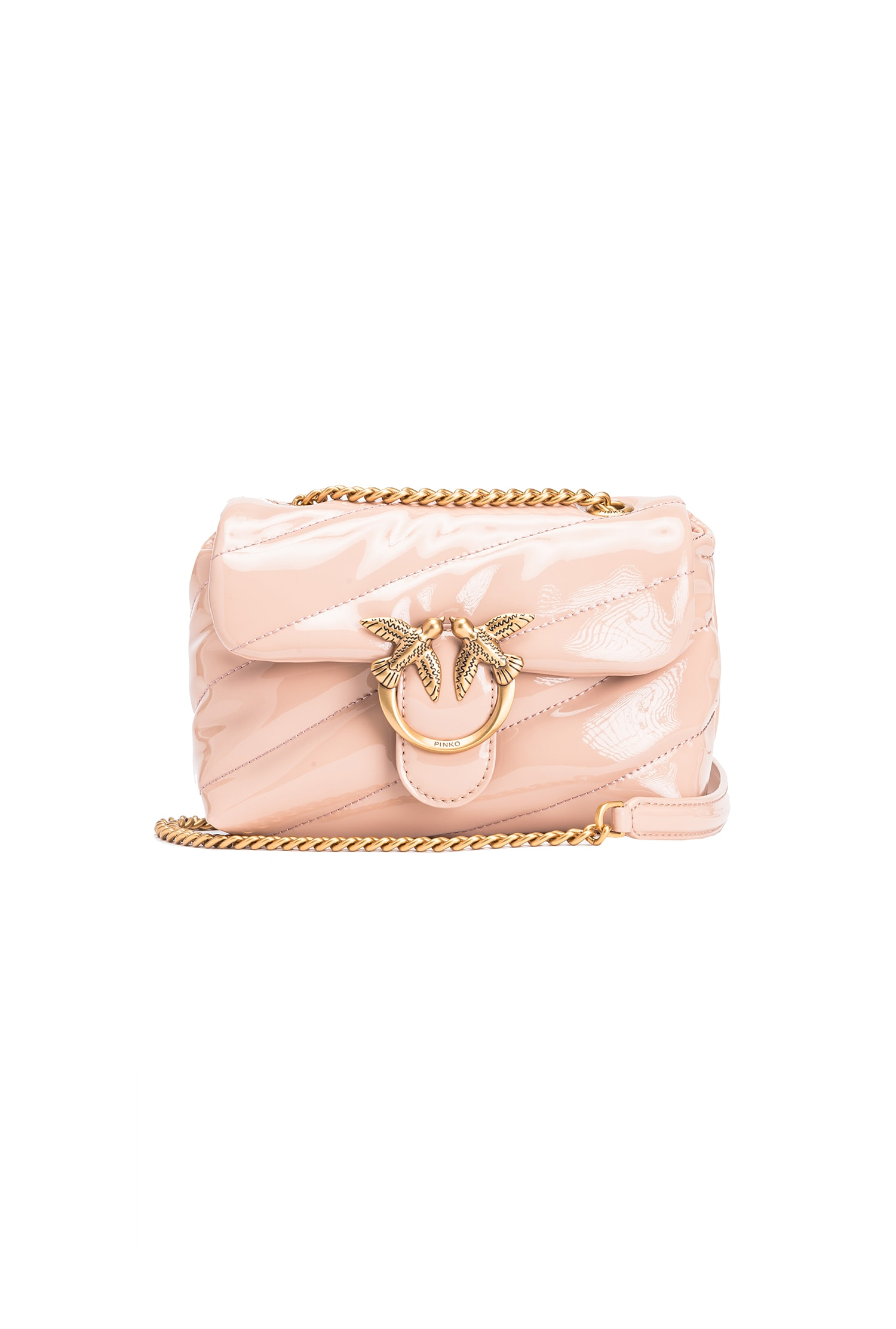 Small patent  Baby Love Bag Puff cross body bag