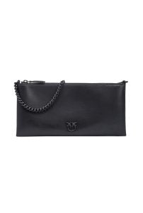 Horizontal Flat Bag in leather