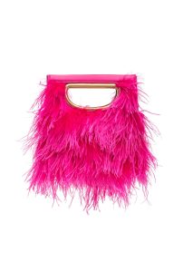 Square Mini Feathers Pochette