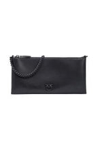 Horizontal Flat Bag in leather