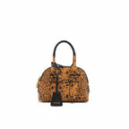 PINKO - MINI BOWLING BAG - SUEDE - LEOPARD