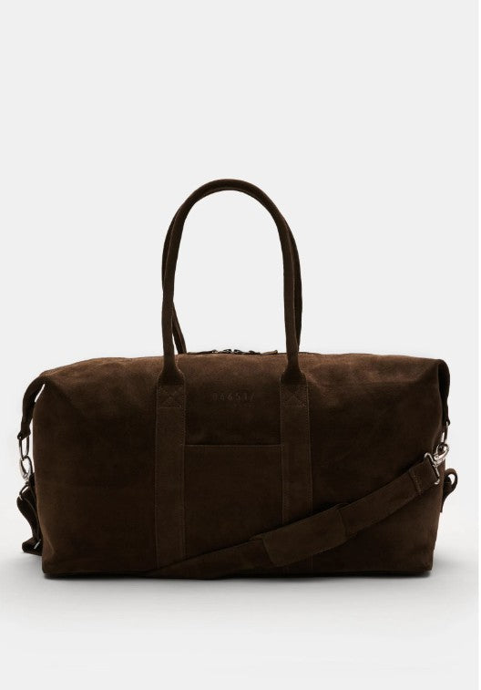 04651 A TRIP IN A BAG - 3-DAY BAG SUEDE - COFFEE