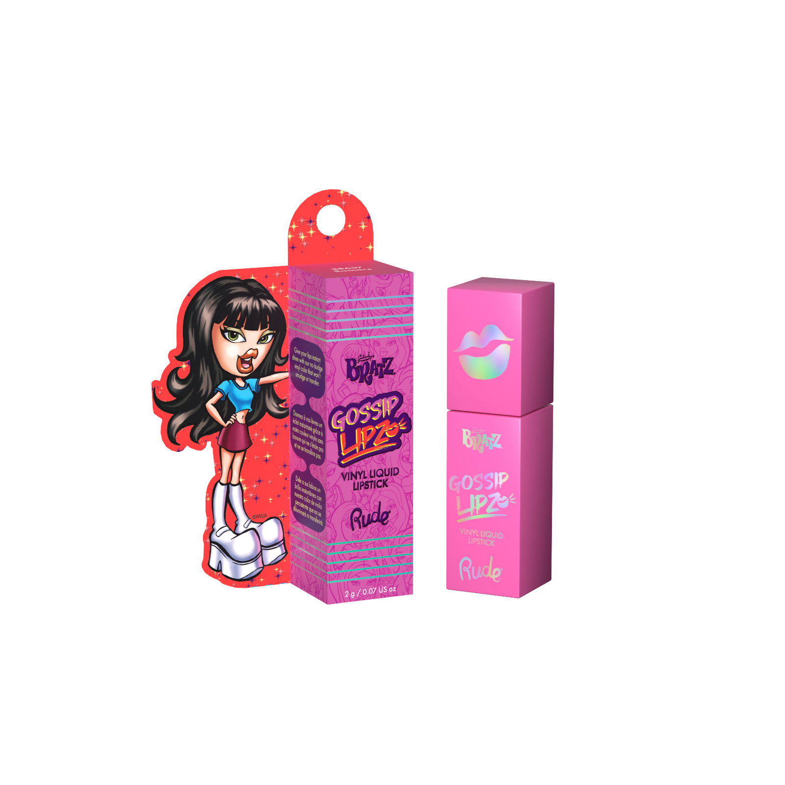 RUDE Bratz Gossip Lipz Vinyl Liquid Lipstick