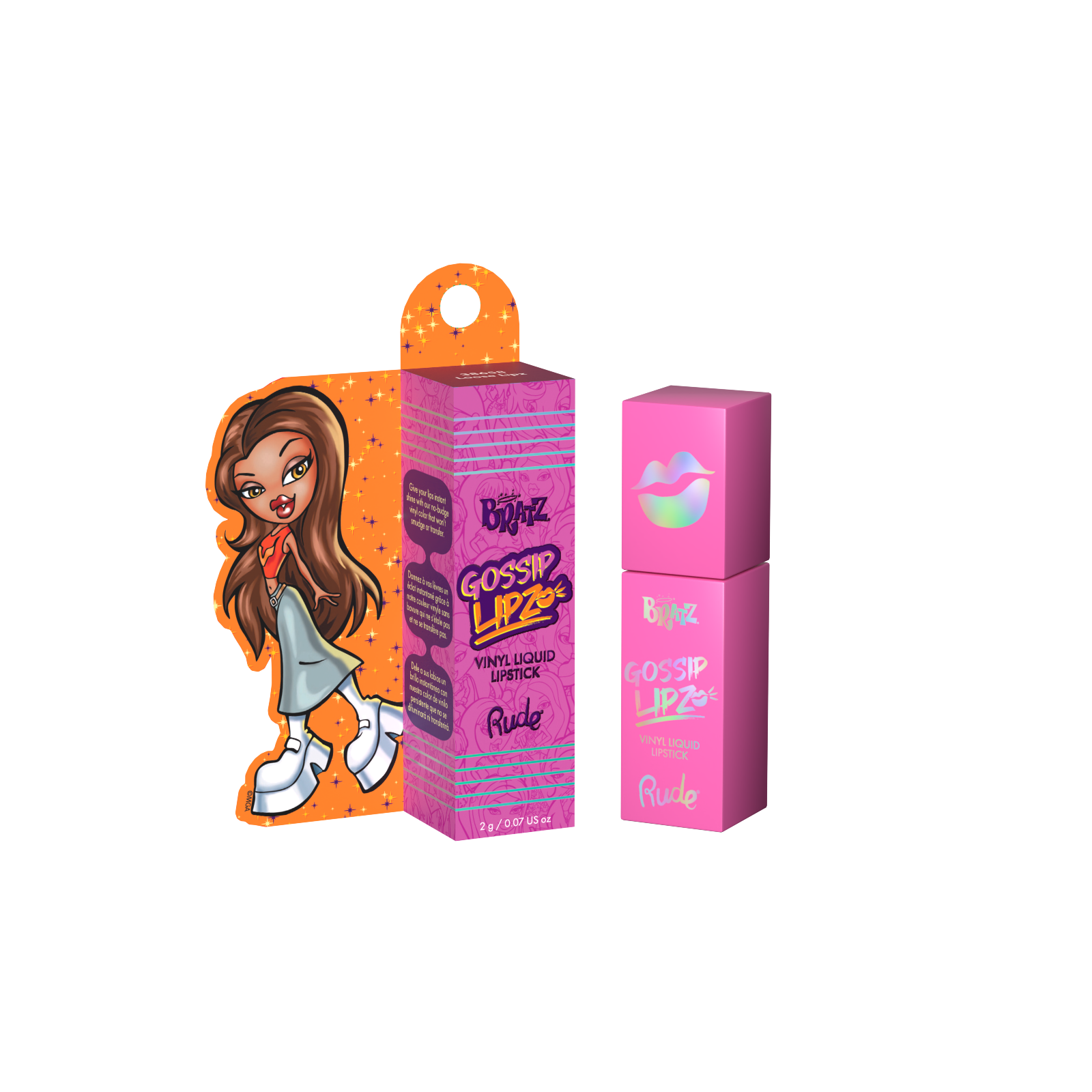 RUDE Bratz Gossip Lipz Vinyl Liquid Lipstick