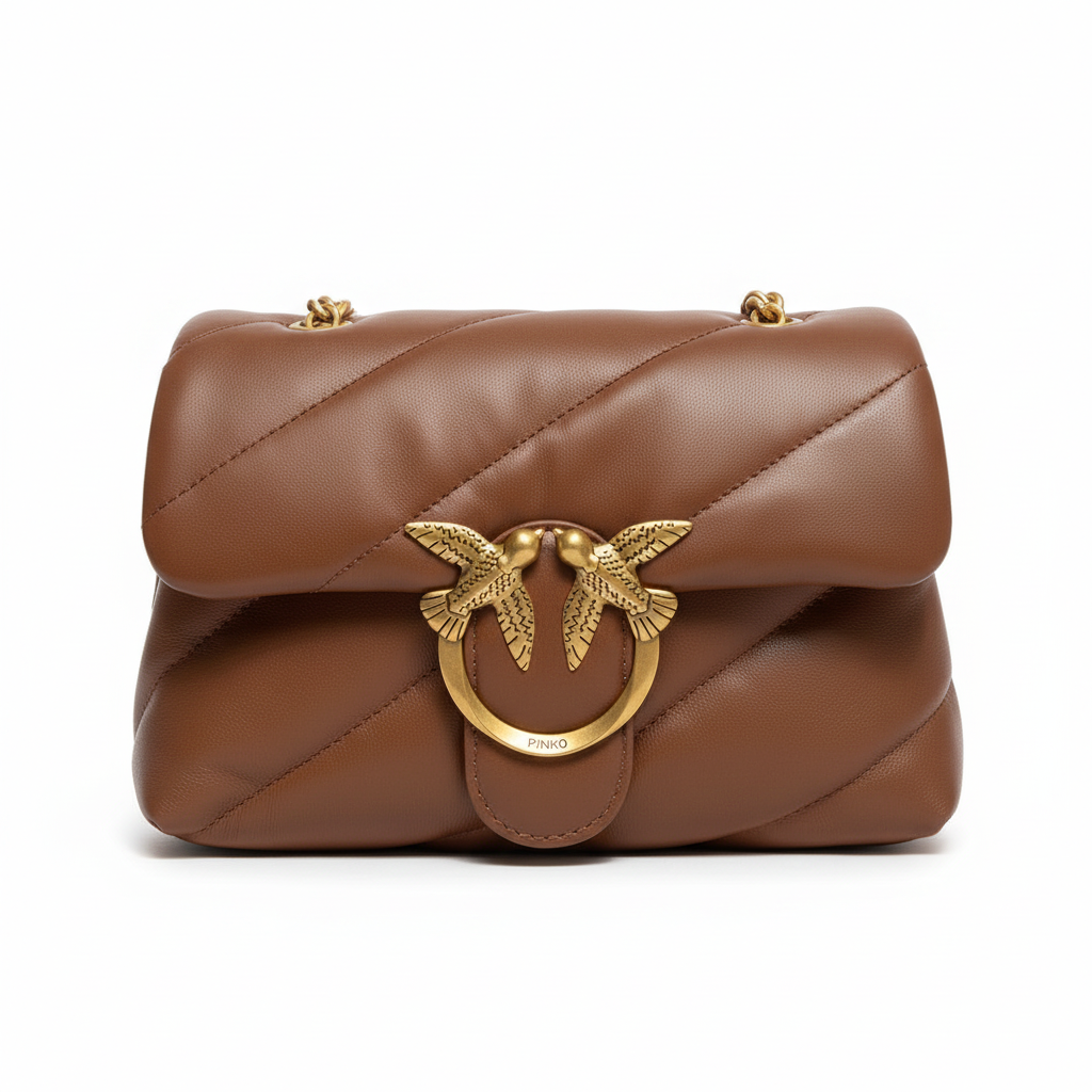 PINKO - LOVE PUFF MINI - NAPPA SHEEP - BURGANDY