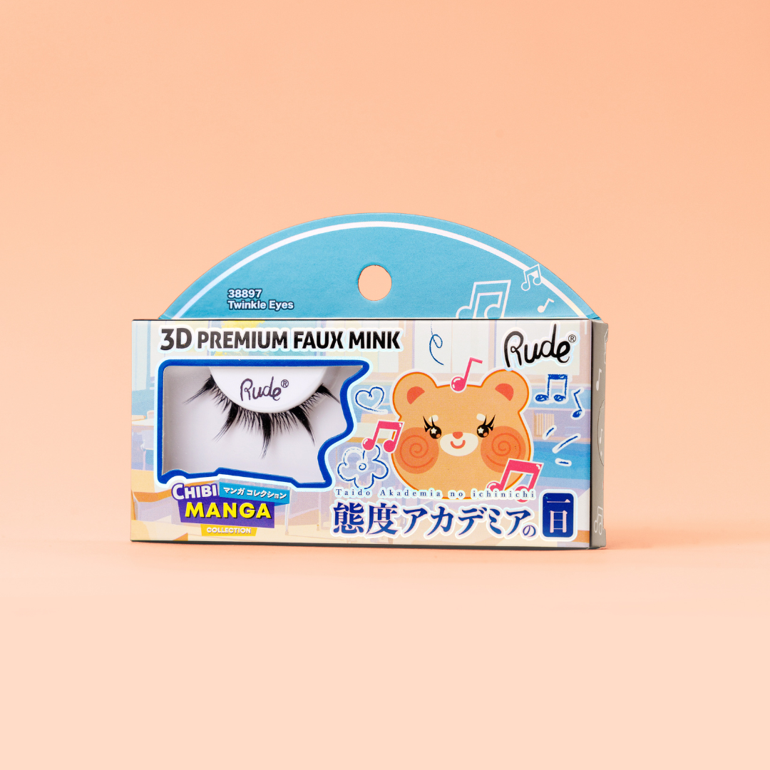 RUDE Chibi Manga 3D Premium Faux Mink Lashes