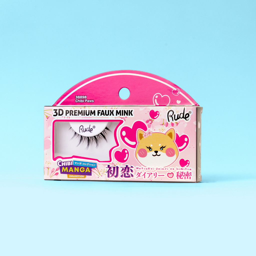 RUDE Chibi Manga 3D Premium Faux Mink Lashes